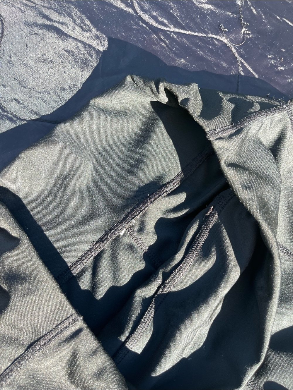Black Athletic Leggings - Smooth Stretch Fabric